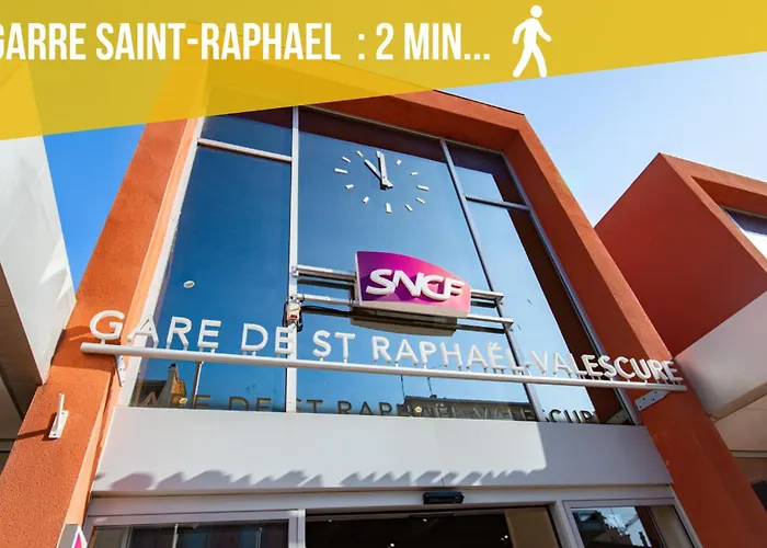 Maison Raphael - Plages, Et Gare A Pied Апарт-отель Сен-Рафаэль